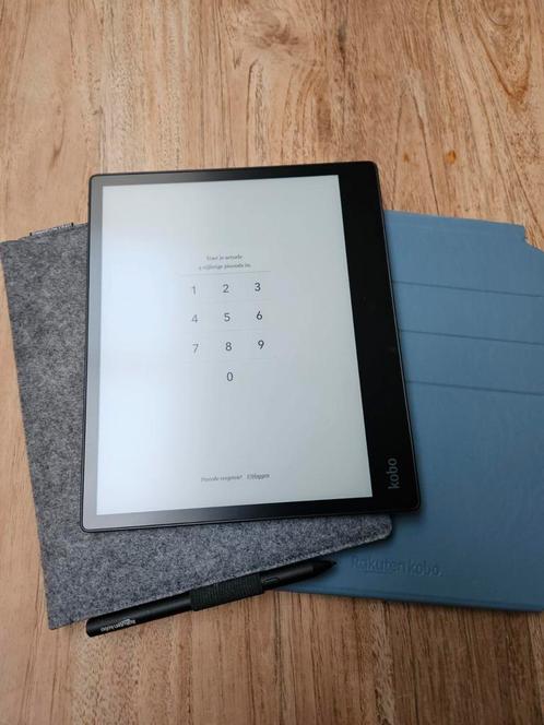 Kobo Elipsa set e-reader, 2x beschermhoes, pen, als nieuw
