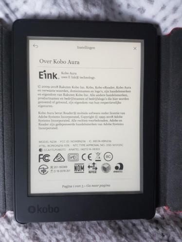 Kobo ereader aura