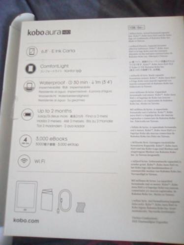 Kobo ereader h20 (waterdicht) 