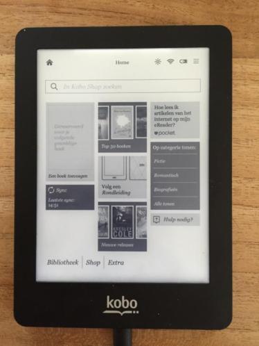 Kobo glo ereader defecte usb en aan en uit knop