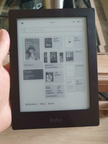 Kobo glo hd defect met hoesje