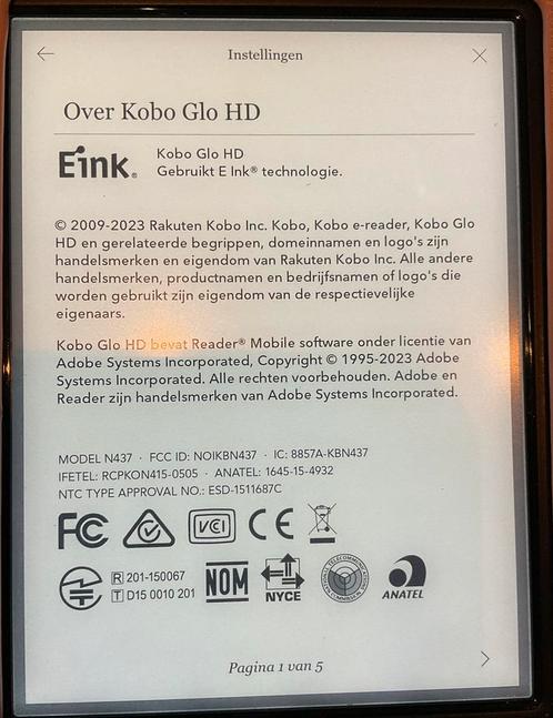 Kobo Glo HD e-reader