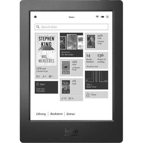 Kobo Glo HD - Zwart - e-reader 