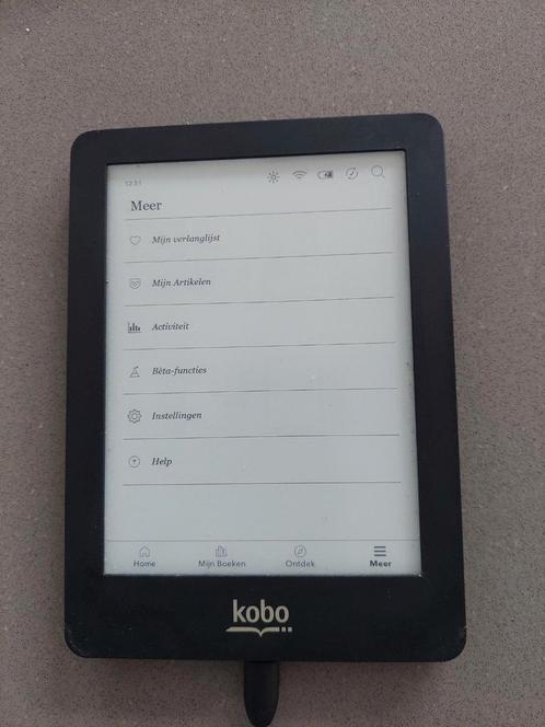 Kobo Glo (nr 613A) zwart 6 inch