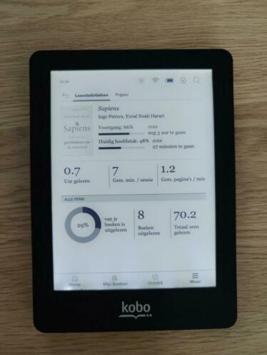 Kobo Glo (zgan, 70 leesuren)