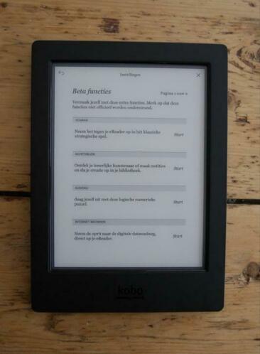 Kobo H2O aura e-reader