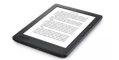 KOBO H2O EREADER  2DE EDITIE  incl. leren hoes