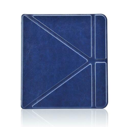 Kobo Libra 2 (7) Origami Hoes  Slimfit Sleepcover - Donker
