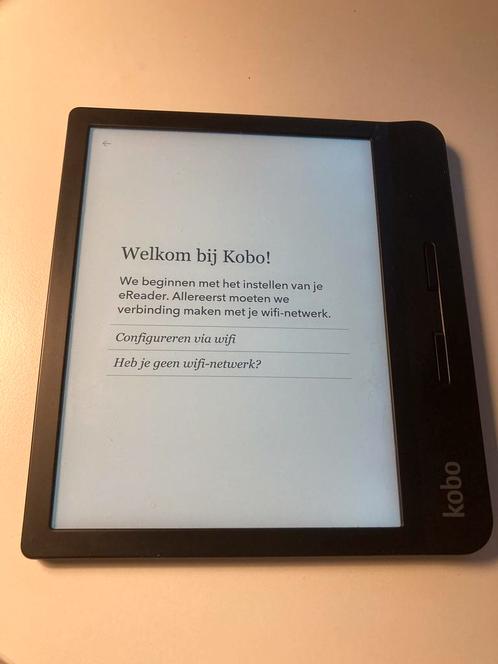 Kobo Libra H2O e-reader (zwart) inc. Hoesje (aqua)