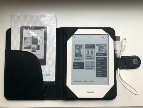 Kobo touch e-reader incl. hoesje
