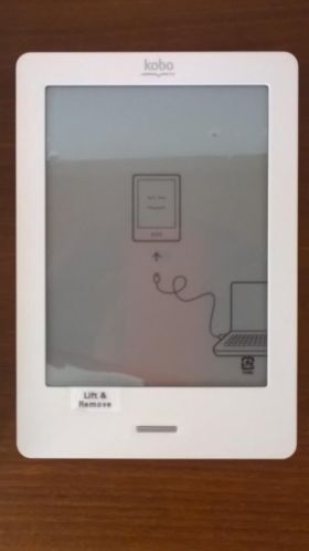 kobo touch e-reader wit zilver