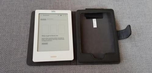 Kobo touch Ereader blauw met hama hoesje