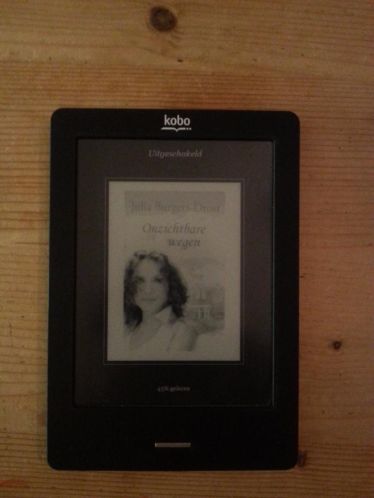 Kobo Touch ereader inclusief leren beschermhoes