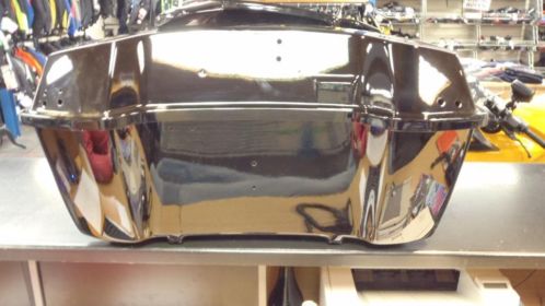 Koffer voor Harley Davidson Vivid Black Spoiler,Remlicht,