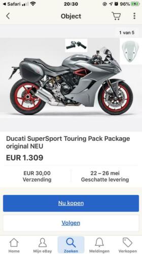 Koffers Ducati Supersport S