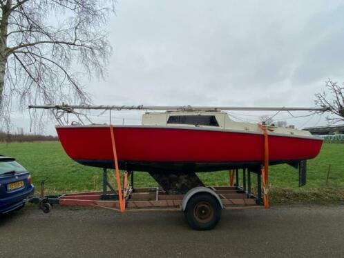 Kolibrie zeilboot, inclusief trailer en 2 pk Motor