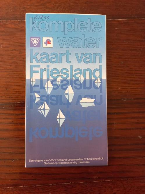 Komplete water kaart van Friesland...9de druk.