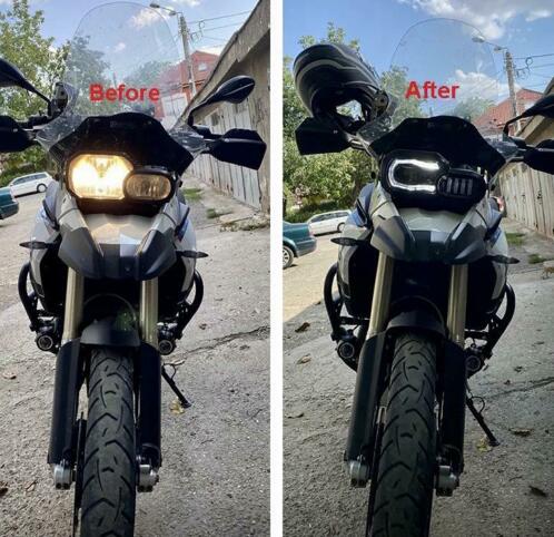 Koplamp LED upgrade voor f800gs, f800r, f650gs, f700gs