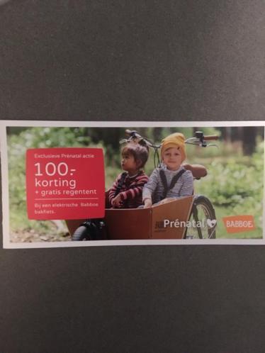 Kortingsbon Babboe elektrische bakfiets (Prenatal)