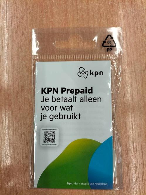 KPN PREPAID SIMKAART NUMMER 20 STUKS NIEUW GESEALD