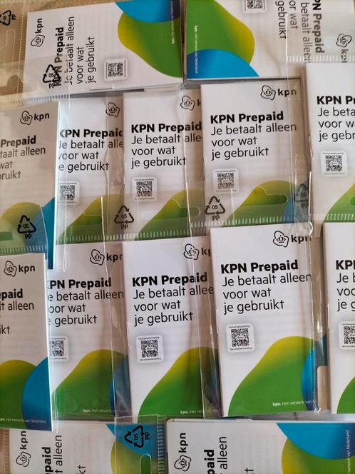 KPN Prepaid Simkaart Nummers 50 Stuks Geldig tot 2024