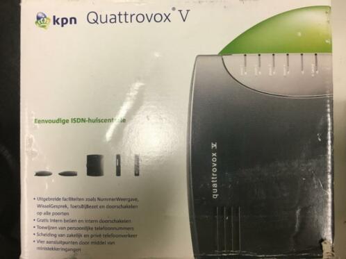 KPN Quattrovox V 5 42,5V PSU NIEUW garantie en factuur ISDN