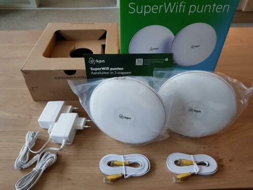 KPN Super WiFi punten 2 stuks Nieuw in doos