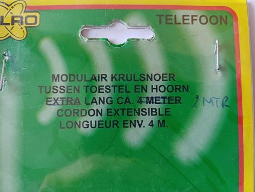 Krulsnoer vaste telefoonlijn (2 mtr)