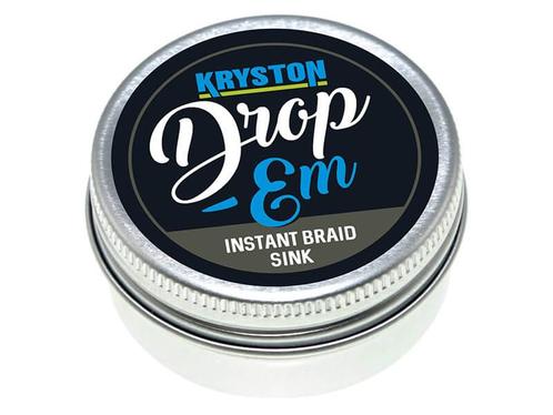 Kryston Drop x27Em Tungsten Braid Sink 10 gr Dark Silt