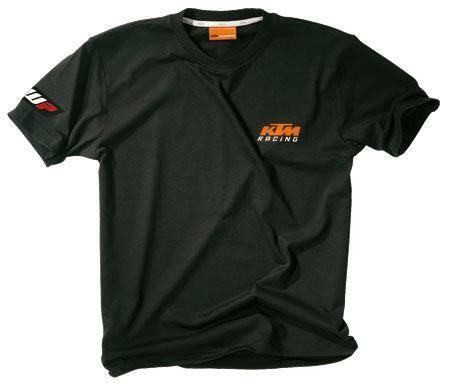 KTM Racing Black Tee T-Shirt Maat M NIEUW