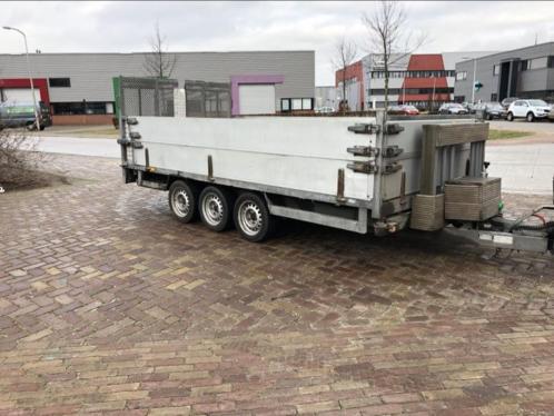 Kuiphuis 3 zijdig kipper 3500 3 Asser tridem bak 400x200 cm