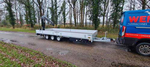 Kuiphuis plateauwagen  Hiab T-CLX 038 laadkraan