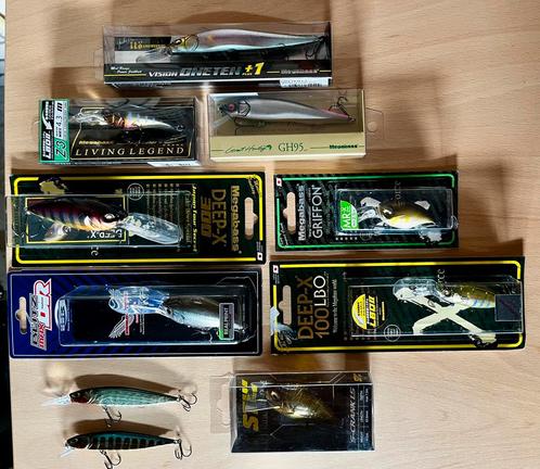 Kunstaas set twicht  cranks Megabass  O.S.P. NIEUW