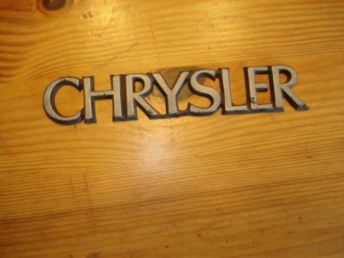 Kunststof Chrysler embleem