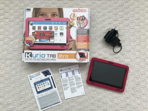 Kurio Tab Ultra Studio 100 Kindertablet roze met standaard