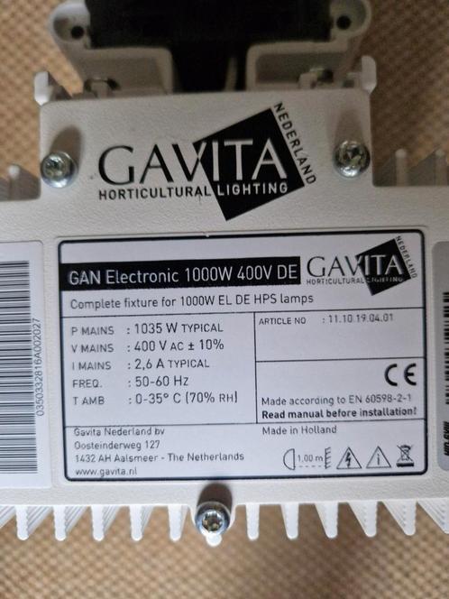 Kweeklampen Gavita 1000W 400V