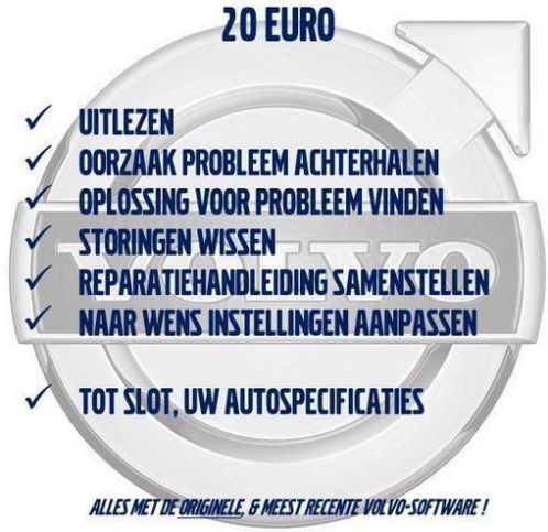 Laat uw Volvo uitlezen met een DICE en VIDA. 