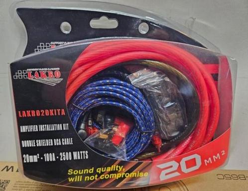 LAKRO Audio Kabelset voor Auto Versterker 20KIT 6meter plusk