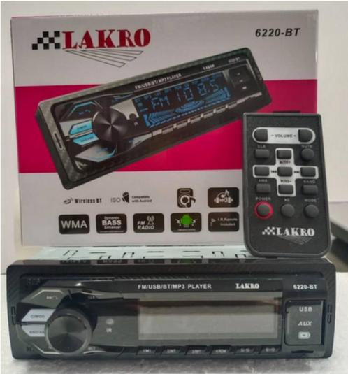 LAKRO Autoradio 6220-BT Usbsdfmaux Bluetooth 4 x 75 Watt