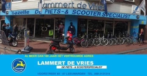 Lammert de Vries, Piaggio,Vespa,Peugeot,Gazelle,Sparta etc.