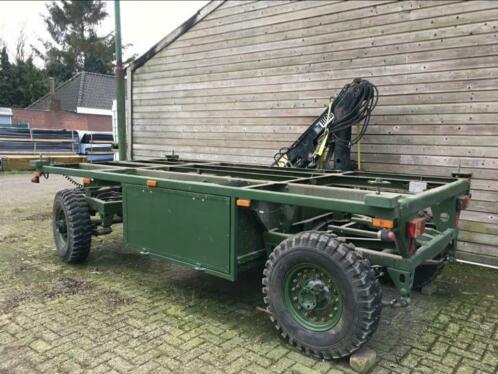  Landbouw aanhanger schamel container shelter unimog