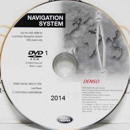 Landrover, Range Rover 2013-2014 Denso navigatie DVD039s 