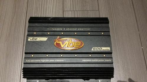 Lanzar Vibe 410 amplifier 4 channel 600 Watts 