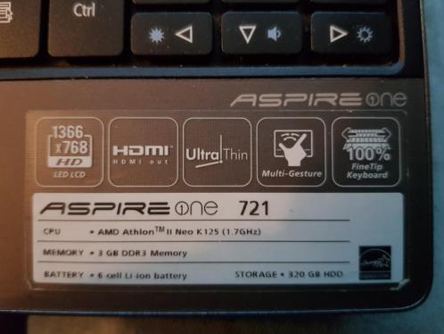 Laptop 12 inch - Acer Aspire One 721