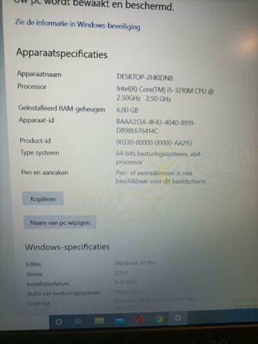 Laptop Dell te koop i5 processor Windows 10