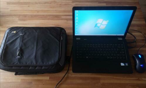 Laptop Presario CQ62 Hewlett-Packerd zwart, gebruikt