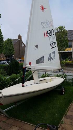 Laser 4.7 zeilboot inclusief trailer