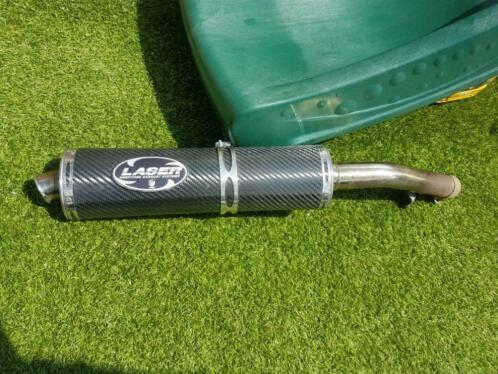 Laser Carbon einddemper uitlaat honda cbr600 PC35