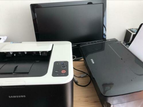 Laserprinter, all in one amp 21 inch monitor