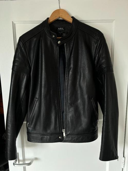 Leather jacket APC